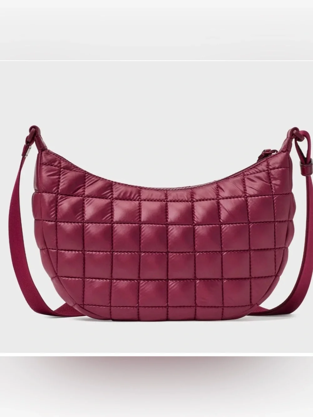 Kate Spade CAMDEN Quilted Crossbody Sling Bag in Deep Berry NWT
